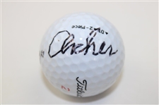 George Archer Signed Titleist Masters Logo Golf Ball JSA #AS81096