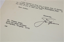 Jack Nicklaus Signed 1985 Typed Letter on Personal Letterhead JSA #CI13178
