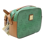 Masters Brown & Green Leather Purse - Made in Italy