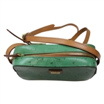 Masters Brown & Green Leather Purse - Made in Italy
