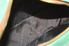 Masters Brown & Green Leather Purse - Made in Italy