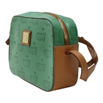 Masters Brown & Green Leather Purse - Made in Italy