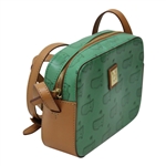 Masters Brown & Green Leather Purse - Made in Italy