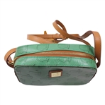 Masters Brown & Green Leather Purse - Made in Italy