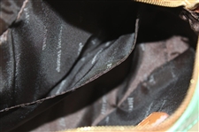 Masters Brown & Green Leather Purse - Made in Italy