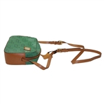 Masters Brown & Green Leather Purse - Made in Italy