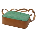 Masters Brown & Green Leather Purse - Made in Italy