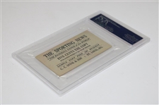 1916 M101-4 Sporting News #167 George Stallings Card PSA VG 3 #22983777