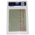 1959 Topps #461 Mickey Mantle Hits 42Nd Homer For Crown Card PSA EX-MT 6.5 #44071125