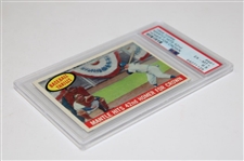 1959 Topps #461 Mickey Mantle Hits 42Nd Homer For Crown Card PSA EX-MT 6.5 #44071125