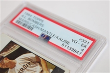 1964 Topps #331 A.L. Bombers Roger Maris/Cash/Mickey Mantle/Al Kaline Card PSA VG-EX 4 #51133847