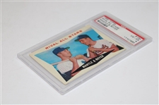 1960 Topps #160 Rival All Stars Mickey Mantle & Ken Boyer Card PSA VG-EX 4 #17707890