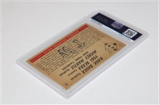 1953 Bowman Color #44 Yogi Berra/Hank Bauer/Mickey Mantle Card PSA EX 5 #55412330