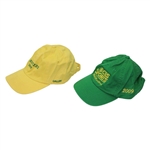 2009 Masters Tournament CBS Sports Green Hat & 2011 Masters Tournament Yellow Gallery Hat