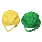 2009 Masters Tournament CBS Sports Green Hat & 2011 Masters Tournament Yellow Gallery Hat