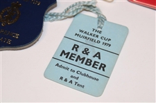 1979, 1981, 1983, 1979 & 1997 Various Walker Cup Badges 