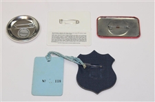 1979, 1981, 1983, 1979 & 1997 Various Walker Cup Badges 