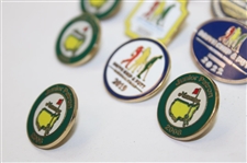Six (6) Masters National Drive Chip & Putt Finals Pins w/Five (5) 2008 Junior Patron Pins