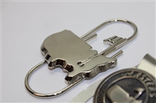 Masters Tournament Undated Silver Tone Clip w/Two (2) Masters Silver Tone Logo Clips