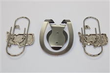 Masters Tournament Undated Silver Tone Clip w/Two (2) Masters Silver Tone Logo Clips