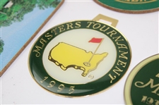 1993, 1994, 1995, 1996 (x2), 2011 & Undated Masters Tournament Bag Tags 