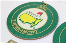 1993, 1994, 1995, 1996 (x2), 2011 & Undated Masters Tournament Bag Tags 