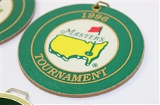 1993, 1994, 1995, 1996 (x2), 2011 & Undated Masters Tournament Bag Tags 
