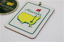 1993, 1994, 1995, 1996 (x2), 2011 & Undated Masters Tournament Bag Tags 