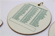 1993, 1994, 1995, 1996 (x2), 2011 & Undated Masters Tournament Bag Tags 
