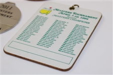 1993, 1994, 1995, 1996 (x2), 2011 & Undated Masters Tournament Bag Tags 