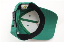 Augusta National GC Masters Tournament Undated Official Green Player's Caddy Hat