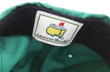 Augusta National GC Masters Tournament Undated Official Green Player's Caddy Hat