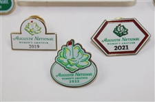 Augusta National Women's Amateur Yardage Guides, Pins, Name Tag & other - Eleven (11) Items Total