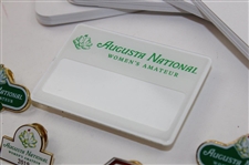 Augusta National Women's Amateur Yardage Guides, Pins, Name Tag & other - Eleven (11) Items Total