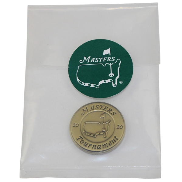 2020 Masters Tournament Commemorative Thank you Medallion - Unopened