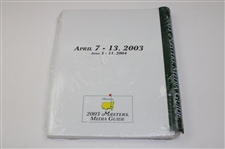 2001, 2003, 2006, 2011-2012 & 2024 Masters Tournament Official Media Guides