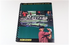 Five (5) Masters CBS Sports Guides w/Three (3) Masters Player Guides