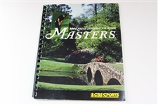Five (5) Masters CBS Sports Guides w/Three (3) Masters Player Guides