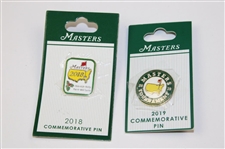 1994, 1996-1998, 2000-2010, 2012-2013 & 2015-2019 Masters Tournament Commemorative Pins 