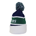 Masters Tournament White/Green/Navy Cotton Beanie Cap - New w/Tags