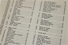 1963 Masters Tournament Friday & Saturday Pairing Sheets - Jack's First Masters Win