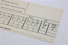 1956 US Open Oak Hill Country Club Unused Scorecard