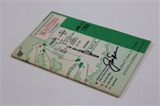 Jack Nicklaus Signed 1965 Masters Tournament Spectator Guide JSA ALOA
