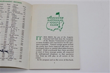 Jack Nicklaus Signed 1965 Masters Tournament Spectator Guide JSA ALOA