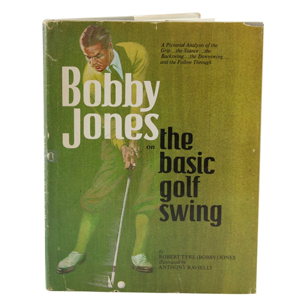 1969 Bobby Jones On The Basic Golf Swing 1st Edition Book by Bobby Jones