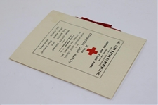 Henry Cotton's 1940 Red Cross Exhibition Golf Match w/Burton, Adams & Martin Program