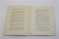 Henry Cotton's 1940 Red Cross Exhibition Golf Match w/Burton, Adams & Martin Program