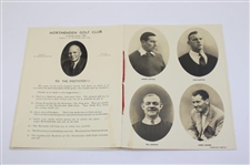 Henry Cotton's 1940 Red Cross Exhibition Golf Match w/Burton, Adams & Martin Program