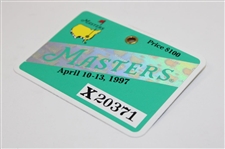 1997 Masters Tournament SERIES Badge #X20371 - Tiger Woods Winner