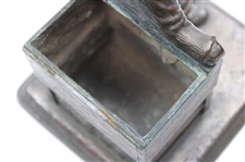Metal Caddie Statue/Storage Box